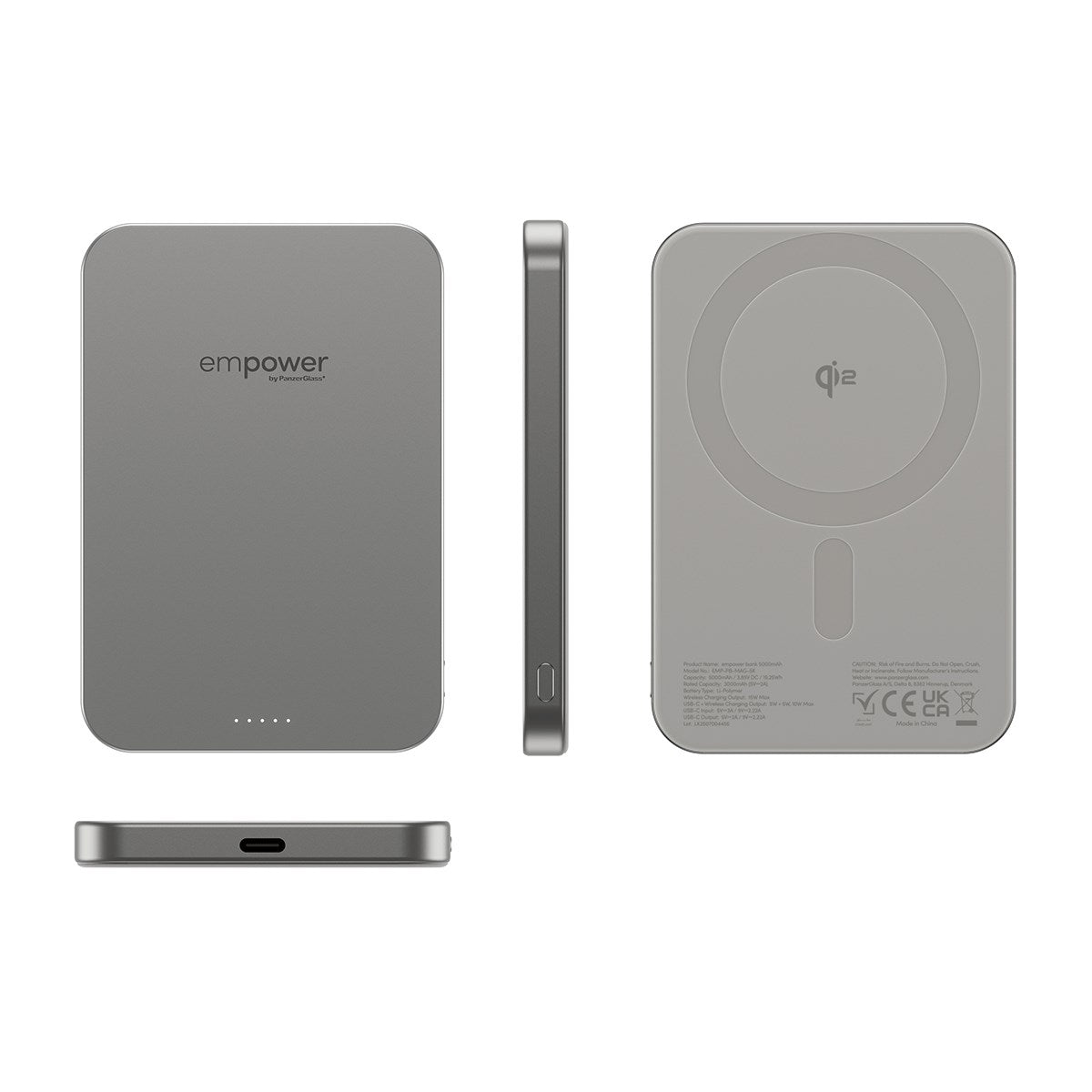 empower by PanzerGlass® empower Bank | 5000mAh | Titanium